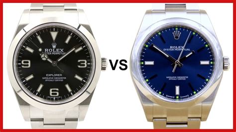 rolex explorer vs oyster perpetual